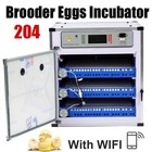 204 Eggs Automatic Wifi Digital Incubator Chicken Hatcher Temperature Control