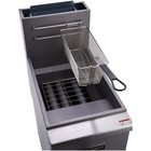 Patriot Pt-f3-ng 35 - 40 Lb Natural Gas Stainless Steel Floor Deep Fryer 15-1 2 