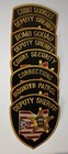 6 Ohio Deputy Sheriff Police Patches Bomb Squad Mounted Patrol Corrections Court