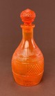 Saffron Blown Three Mold    stoddard    Decanter South Jersey Glass Clevenger Mold