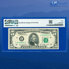 1977  5 Federal Reserve Note  Insufficient Error  Pmg 30  59351