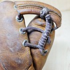 Antique Early Vintage Leather Baseball Glove Mitt Unknown Brand