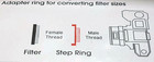 67-62mm Step-down Lens Filter Converter Adapter Ring 67mm-62mm Metal E67 To E62