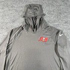 Nike Dri-fit Tampa Bay Buccaneers Hoodie Pullover Men M Medium Gray Stripe Nfl