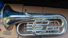 Mack Brass Eu1150s 4 Valve Compensating Silver Euphonium W Case