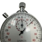 Hd Supermeter Stopwatch Mechanical Swiss Made 7 Jewels Silver White 1 10s