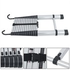 14 5 Ft Aluminum Non-slip Telescoping Ladder Folding Extension Ladders 330lbs