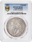 Great Britain  1821 George Vi Crown  Pcgs Xf 45  438 000 Mintage 
