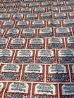 Vintage 1980   s Budweiser Beer Fabric Print  46    By 54    Cotton Anheuser-busch