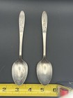 Presentation Silverplate  1948 By Oneida Silver Set Of 2 Spoons 6 