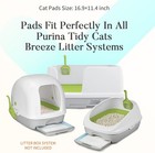 40 Count Cat Litter Pads For Tidy Cats Breeze System - Thick Absorbent Design