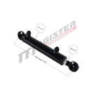 Hydraulic Cylinder Welded Double Acting 1 5  Bore 6  Stroke Swivel Ball eye