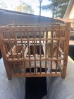 Vintage Wooden Mining Canary Cage Collectible  Rare Find 1800s