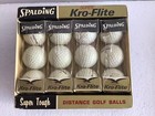 Vintage Original Dozen Spalding Super Kro-flite Golf Balls New Old Stock