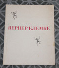 1974 Vintage Art  Werner Klemke Catalog Autograph Katalog Autogrammzeichnung