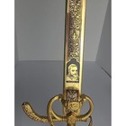 Vintage Toledo Spanish Rapier Sword Felipe Ii Decorative Scabbard Replica