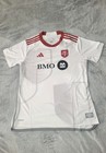 Adidas Mls Womens Size Large Toronto Fc 24 25  White Away Soccer Jersey Futbol