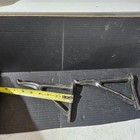 Pair Antique Cast Iron Industrial 7  Hooks Barn Saddle 