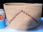 Antique   Vintage Alaskan Western Eskimo Inuit Coiled Sea Grass - Near Pristine