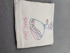 Lot Of 4 Vtg Hand Embroidered Flour Sack Dish Towels