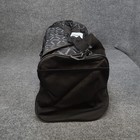 Nike Bag Medium Black Gray Spell Out Duffel Duffle Gym Travel Tote Sportswear