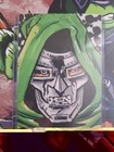 Dr  Doom Sketch Trading Card Original Art Signed By Artist Michael Fulcher