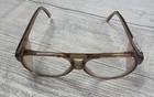 Vintage Bouton 9500 Z87 Safety Glasses Aviator Usa 5 1 2 Gold Clear Lens