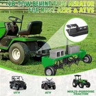 48  Lawn Aerator Tow Behind For Plug Aerating W universal Hitch For Lawn  garden