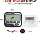 Temppro Tm01 Digital Touch Timer With Backlight