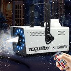 1500w Rgb Snow Machine Led Stage Snowflake Maker Fake Snow Christmas Party Decor