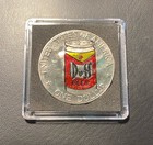 Duff Beer   hand  Engraved Hobo Coin Dollar  1976       