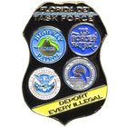 El17-12 Florida Police Fhp Fdle Dei Challenge Coin Border Patrol Agent Ice Hsi C