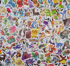 Pok  mon Sticker Mystery Box Kawaii Chibi     10 Cute Random Decals  free Shipping 