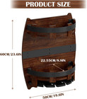 Whiskey Display Shelf whiskey Shelf Wall Mounted rustic Bourbon Shelf space-savi
