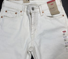 Levi s 511 Slim Men s Jeans 29x30 Stretch White Cream Denim Nwt
