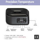 Black Touch Screen Electric Paraffin Wax Warmer Machine Hand Foot Spa Heater