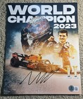 Max Verstappen Signed Autograph 8x10 F1 Red Bull Champion Photo Beckett Bas Qty
