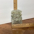 Vintage Lot Of 6 Porcelain Ceramic Glass Insulators Cream   Brown