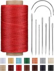 218 Yards Upholstery Thread Heavy Duty  Waxed Leather Thread Sewing Kit