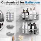 Eudele Shower Caddy 5 Packadhesive Shower Organizer For Bathroom Storage home   