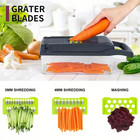 16-in-1 Vegetable Fruit Chopper Cutter Food Onion Veggie Dicer Slicer Kitchen