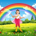 True And Rainbow Kingdom Dx Toddler Costume