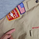 Vintage 80s Boy Scouts Of America Shirt Mens Small Patches