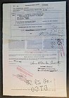 Vintage 1946 Stock Certificate  international Paper Co   W  Transfer Receipt 