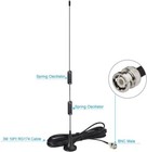 Vhf Uhf Ham Radio Scanner Antenna Amateur Mobile Magnetic Base Bnc Male Antennas