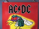Ac dc    fly On The Wall    Original Tour    85 Poster Excellent Condition 22x30   
