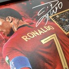 Veratwo Signed Soccer Ball Messi Poster Framed Photo Gift  8x6 Inches   1x