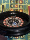 Vintage Tony Roulette Wheel Made In Usa Metal Spin Plate Casino Tabletop Game