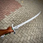 Handmade Carbon Steel Heron Mark Sword Wheel Of Time Sword Replica With Scabbard