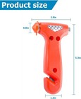 2 Pack Car Safety Hammer  Emergency Escape Tool With Window Breaker And Seat